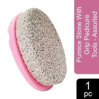 Majestique Pumice Stone With Grip Pedicure Tools Assorted 1 Piece