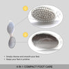 Majestique 4 in 1 Function Hard Skin Removal For Leg Scrubber Assorted 1 Piece