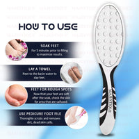 Majestique Professional Pedicure Foot File with Handle Assorted 1 Piece