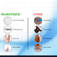 Majestique Professional Pedicure Foot File with Handle Assorted 1 Piece