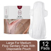 Be Me Sanitary Pads For Women, Rash Free Leak Proof Medium Flow Large