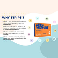 BonAiyu Health Multivitamin Dietary Supplements Mouth Dissolving Strips For Kids 30 Strips