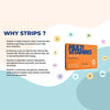 BonAiyu Health Multivitamin Dietary Supplements Mouth Dissolving Strips For Kids 30 Strips
