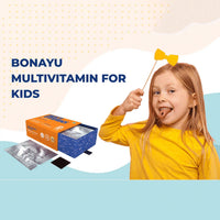 BonAiyu Health Multivitamin Dietary Supplements Mouth Dissolving Strips For Kids 30 Strips
