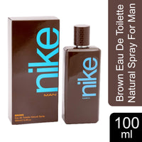 Nike Brown Eau De Toilette Natural Spray For Man