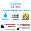 Majestique 8Pcs Makeup Brush Kit Eyes And Lips Beautifier Kit