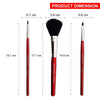 Majestique 8Pcs Makeup Brush Kit Eyes And Lips Beautifier Kit