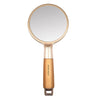 Majestique Gold Finished Handle Mirror For Makeup 1 Piece
