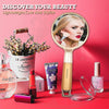 Majestique Gold Finished Handle Mirror For Makeup 1 Piece