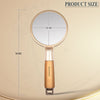 Majestique Gold Finished Handle Mirror For Makeup 1 Piece