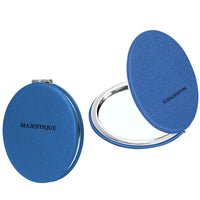 Majestique Foldable Makeup Mirror with Compact Size Blue 1 Piece