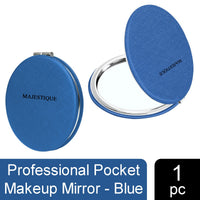 Majestique Foldable Makeup Mirror with Compact Size Blue 1 Piece