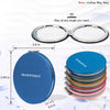 Majestique Foldable Makeup Mirror with Compact Size Blue 1 Piece