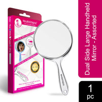 Majestique Dual Side Large Handheld Mirror Assorted 1 Piece