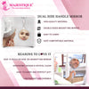 Majestique Dual Side Extra Large Handheld Mirror Assorted 1 Piece