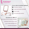 Majestique Tabletop Mount Double Side Makeup Mirror Assorted 1 Piece
