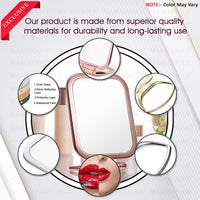Majestique Tabletop Mount Double Side Makeup Mirror Assorted 1 Piece