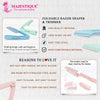 Majestique Foldable & Reusable Facial Hair Razor 1 Piece