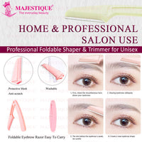 Majestique Foldable & Reusable Facial Hair Razor 1 Piece