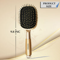 Majestique Detangling Paddle Brush Golden 1 Piece