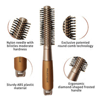 Majestique Roller Hair Brush Golden 1 Piece