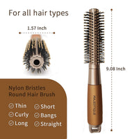 Majestique Roller Hair Brush Golden 1 Piece