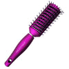 Majestique 9 Row Wide Vented Brush Purple 1 Piece
