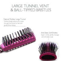 Majestique 9 Row Wide Vented Brush Purple 1 Piece