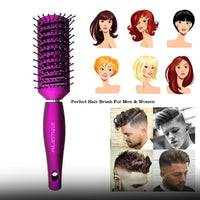 Majestique 9 Row Wide Vented Brush Purple 1 Piece