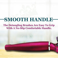 Majestique Detangler Hair Brush Purple 1 Piece
