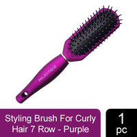 Majestique 7 Row Styling Brush For Curly Hair 1 Piece