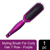 Majestique 7 Row Styling Brush For Curly Hair 1 Piece