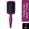 Majestique Paddle Hair Brush Purple 1 Piece