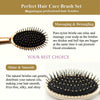 Majestique Oval Detangler Brush Golden 1 Piece