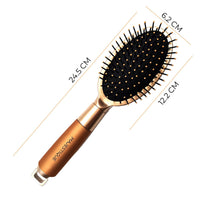Majestique Oval Detangler Brush Golden 1 Piece