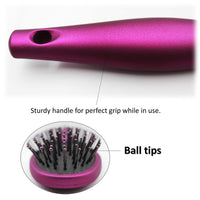 Majestique Oval Detangler Brush Purple 1 Piece