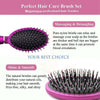 Majestique Oval Detangler Brush Purple 1 Piece