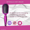 Majestique Oval Detangler Brush Purple 1 Piece