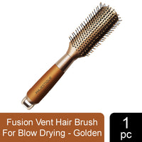 Majestique Fusion Vent Hair Brush For Blow Drying Golden 1 Piece