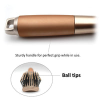 Majestique Fusion Vent Hair Brush For Blow Drying Golden 1 Piece