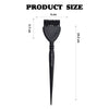 Majestique Long Tail Hair Dye Brush Black 1 Piece