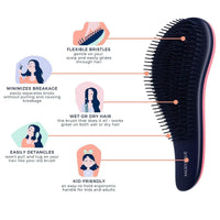 Majestique Detangler Hair Brush For Adults & Kids Assorted 1 Piece