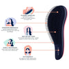 Majestique Detangler Hair Brush For Adults & Kids Assorted 1 Piece