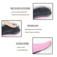Majestique Detangler Hair Brush For Adults & Kids Assorted 1 Piece