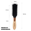 Majestique Hair Brush Premium 8 Row Flat Series 1 Piece