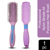 Majestique Flat Hair Brush All-Purpose Brush for Short Thick Tangles Hair 1 Piece