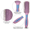 Majestique Flat Hair Brush All-Purpose Brush for Short Thick Tangles Hair 1 Piece