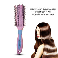 Majestique Flat Hair Brush All-Purpose Brush for Short Thick Tangles Hair 1 Piece