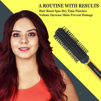 Majestique Round Hair Brush For Blow Drying Assorted 1 Piece