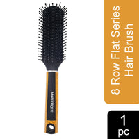 Majestique 8 Row Flat Series Hair Brush 1 Piece